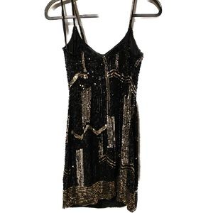 Scala mini sequin dress worn once and no damage